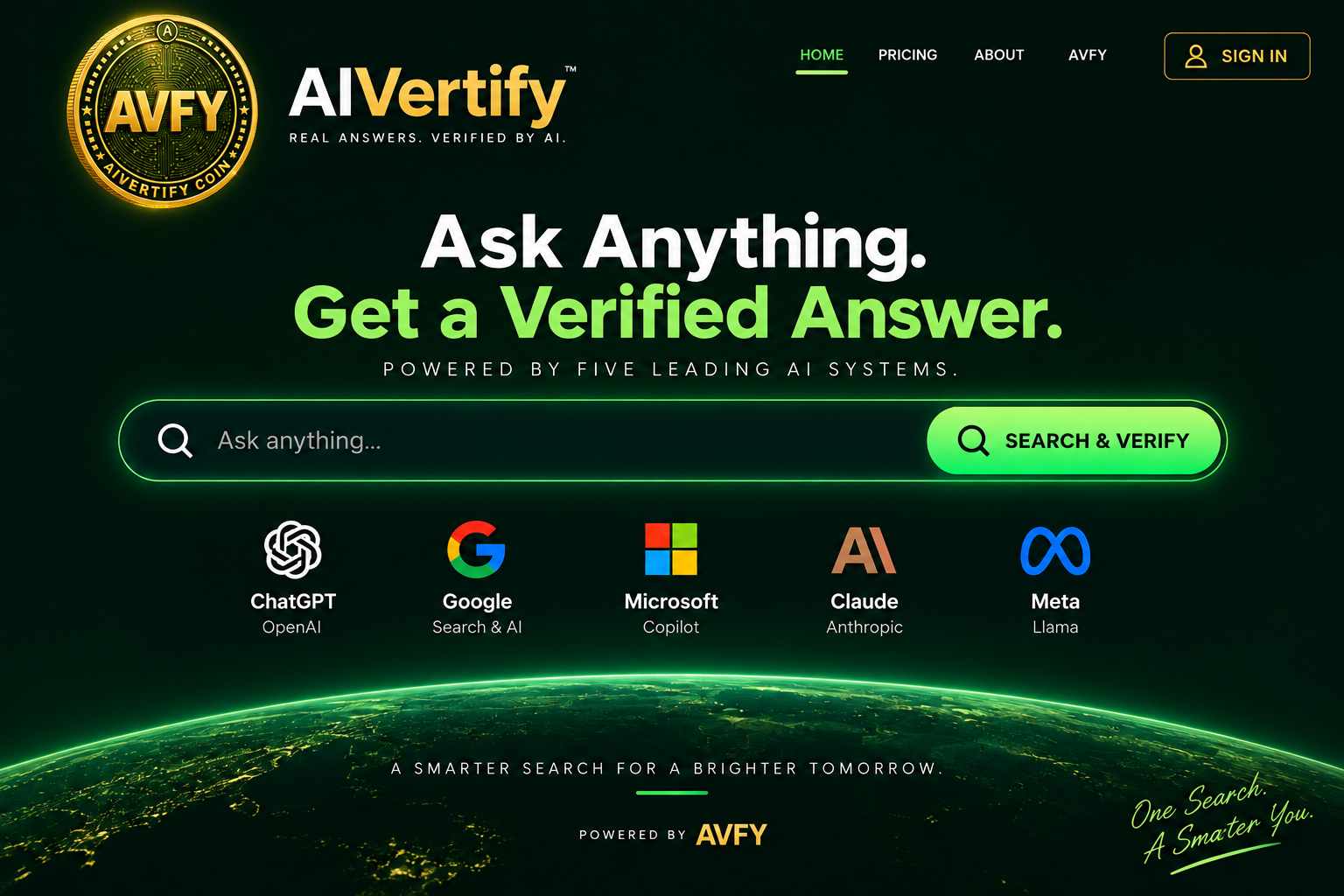 AIVertify — Ask Anything. Get a Verified Answer.